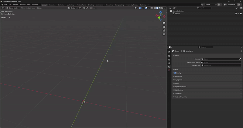 Import Reference Model centered